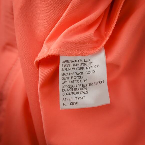 Jamie Sadock Size 16 Bright Orange Skinnylicious Pull On Golf Pickleball Skort - Picture 6 of 8